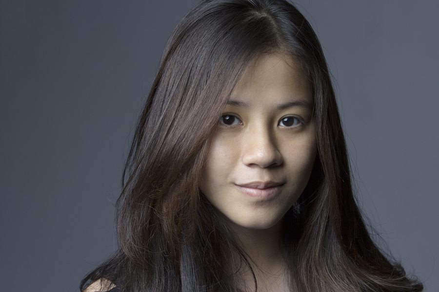 beauty wealth asian girl teen healthy long hair