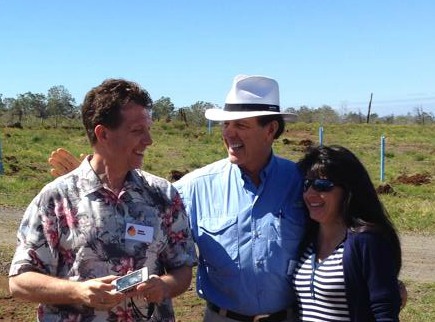 Gary Young with us on the Sandalwood Farm